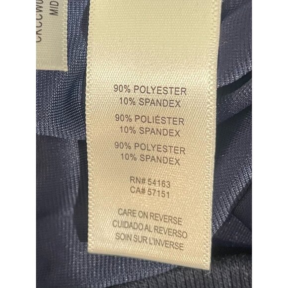 Calvin Klein Navy Crushed Velvet Lounge Pants Large Drawstring Waist - Picture 7 of 12